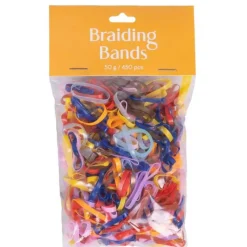 Q-ESSENTIALS Sachet d'élastiques plats à natter> Nattage