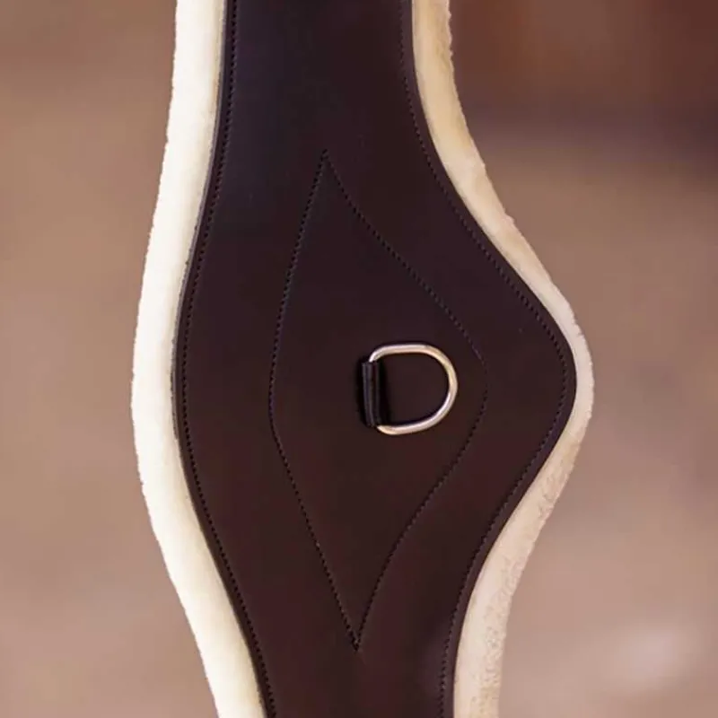 T de T Sangle anatomique en cuir et mouton amovible> Sangle Longue|Sangle En Cuir