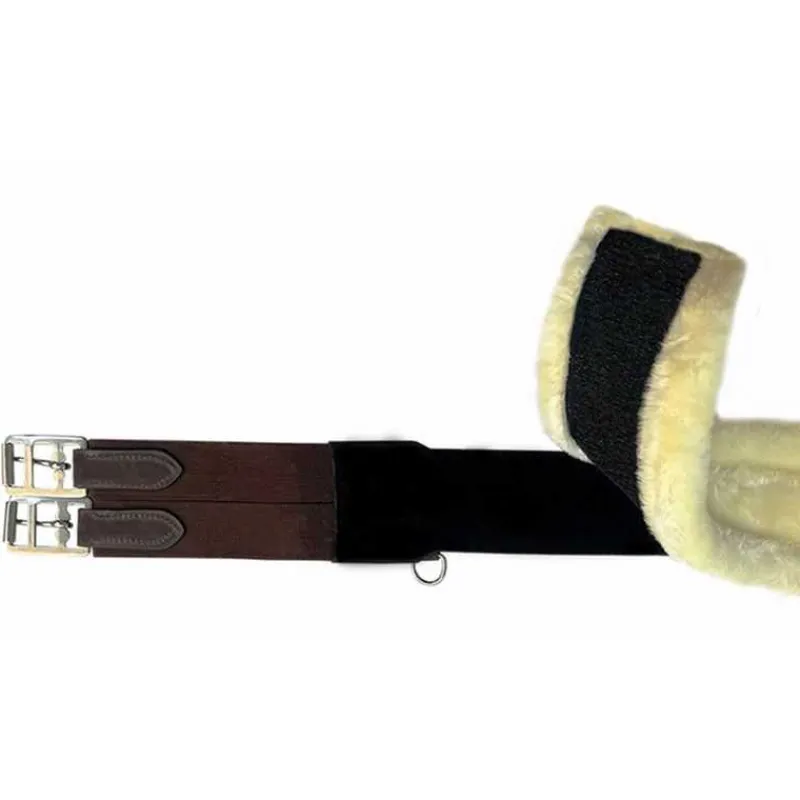 T de T Sangle anatomique en cuir et mouton amovible> Sangle Longue|Sangle En Cuir