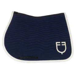 EQUESTRO Tapis de selle mixte Wave Marine antique White><noscript><img data-lazyloaded=