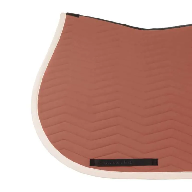 EQUESTRO Tapis de selle mixte Wave Redwood antique White> Tapis Mixte Et Cso