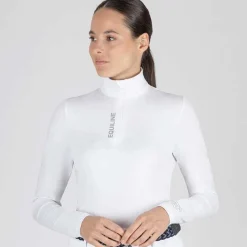 EQUILINE Tee-shirt technique manches longues pour femme Canic><noscript><img data-lazyloaded=