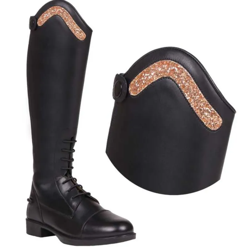 QHP Top de personnalisation bottes Jaimy Sparkle>Enfant Bottes D'Équitation|Chaussant Junior