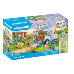 PLAYMOBIL Van pour cheval et poneys avec enclos> Jouet Et Peluche