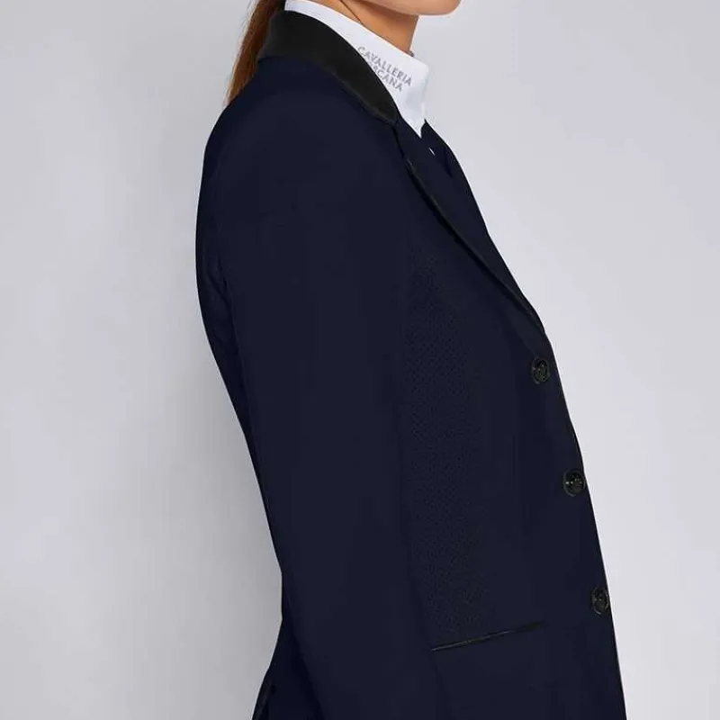 CAVALLERIA TOSCANA Veste de concours pour femme micro perforée> Veste De Concours D'Équitation