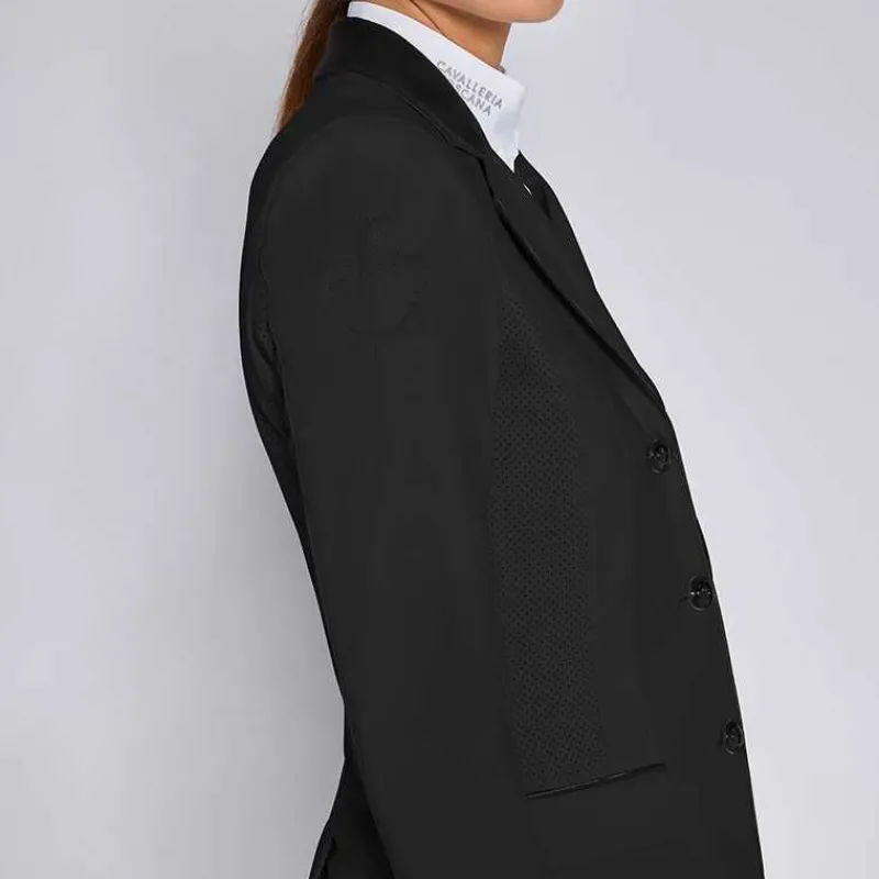 CAVALLERIA TOSCANA Veste de concours pour femme micro perforée> Veste De Concours D'Équitation