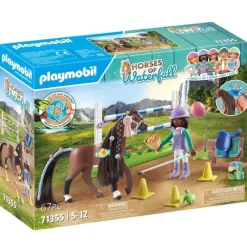 PLAYMOBIL Zoe et Blaze avec parcours d'obstacles> Jouet Et Peluche